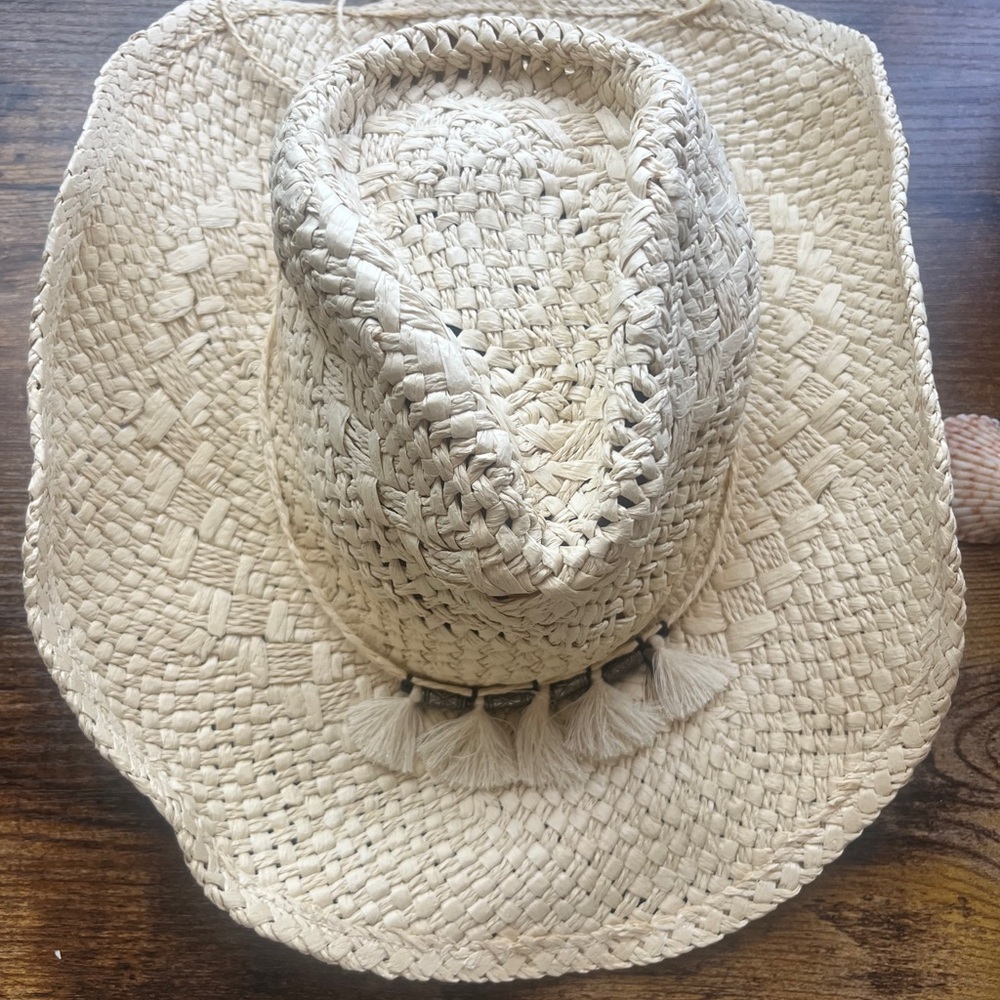 Stylish Woven Straw Cowboy Hat